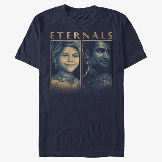 Camiseta Merch Marvel The Eternals - Eternal Group Unisex T-Shirt Navy Blue