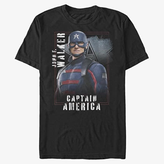 Μπλουζάκι Merch Marvel The Falcon and the Winter Soldier - Walker Hero Unisex T-Shirt Black