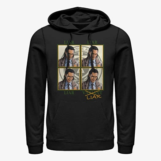 Sweatshirt Merch Marvel Loki - Liar Or Variant Unisex Hoodie Black