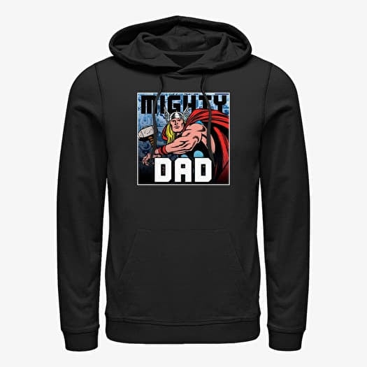 Sweatshirt Merch Marvel Avengers Classic - Mighty Dad Unisex Hoodie Black