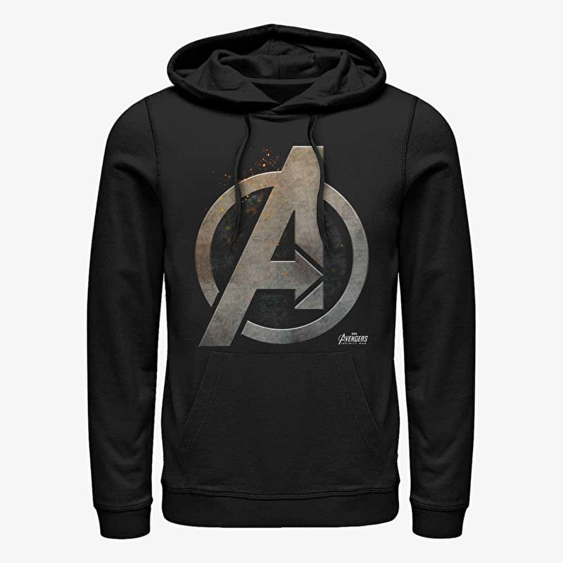 Sweatshirt Merch Marvel Avengers: Infinity War - Steal Shield Unisex Hoodie Black