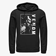 Sweatshirts Merch Marvel Venom Profile Block Unisex Hoodie Black Queens
