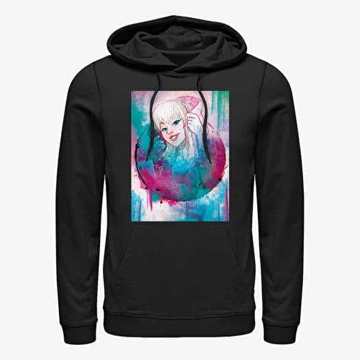Sweatshirt Merch Marvel - Ghost Spider Portrait Unisex Hoodie Black