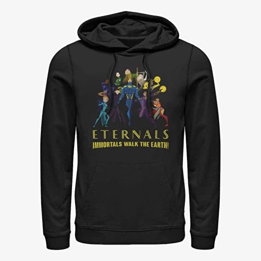 Sweatshirt Merch Marvel: Eternals - Group Shot Unisex Hoodie Black