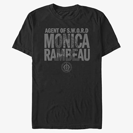 T-shirt Merch Marvel WandaVision - Agent Rambeau Unisex T-Shirt Black