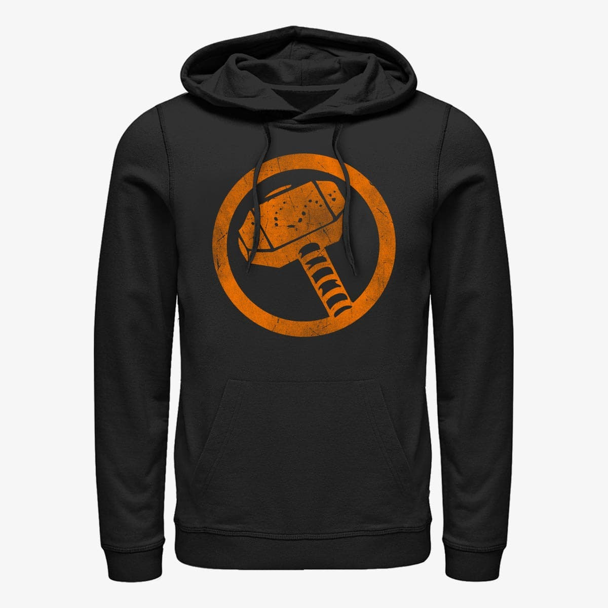 Sweatshirts Merch Marvel Avengers Classic - Thor Retrorange Unisex Hoodie Black