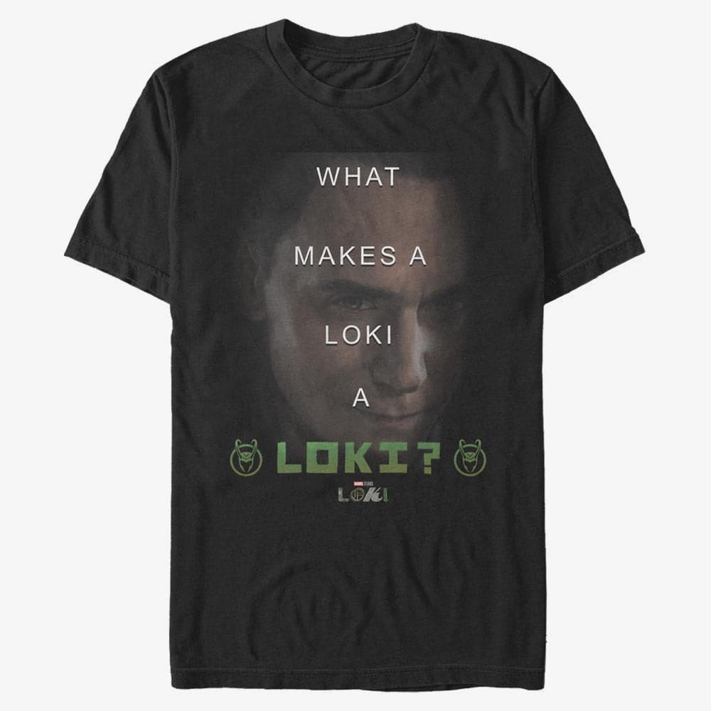 T-shirts Merch Marvel Loki - What Loki Unisex T-Shirt Black
