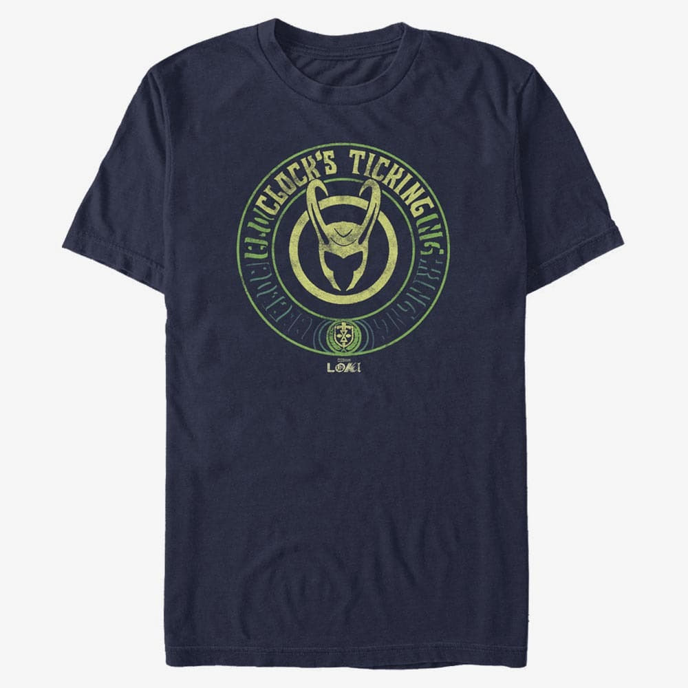 T-shirts Merch Marvel Loki - TickTock Unisex T-Shirt Navy Blue