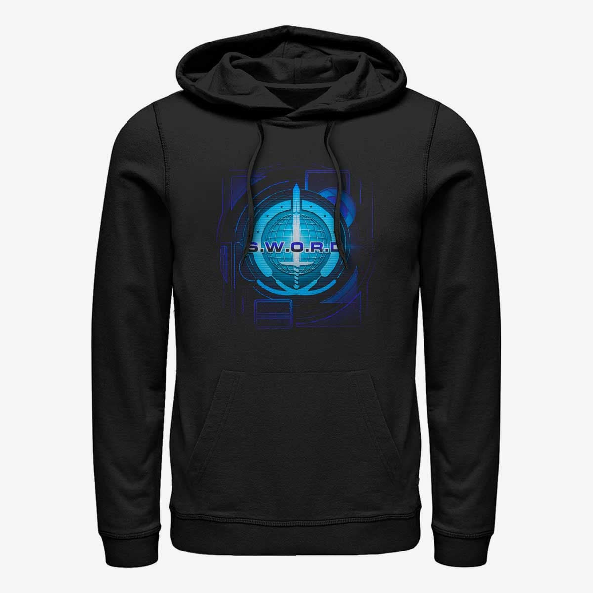 Hoodies and sweatshirts  Merch Marvel WandaVision - Digital Sword Logo Unisex Hoodie Black