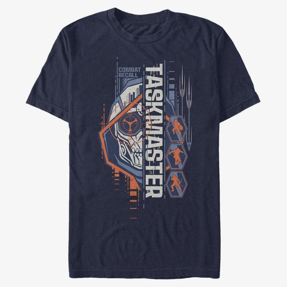 T-shirts Merch Marvel Black Widow - Taskmaster Mask Unisex T-Shirt Navy Blue