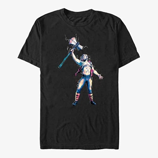 T-särk Merch Marvel Thor: Love and Thunder - Stormbreaker Salute Unisex T-Shirt Black