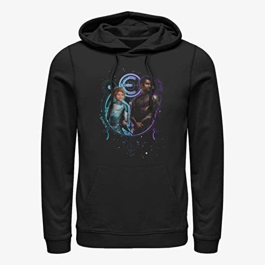 Sweatshirt Merch Marvel The Eternals - SPRITE KINGO DUO Unisex Hoodie Black