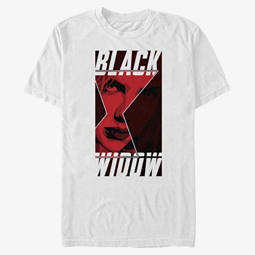 Póló Merch Marvel Black Widow - Widow Square Unisex T-Shirt White