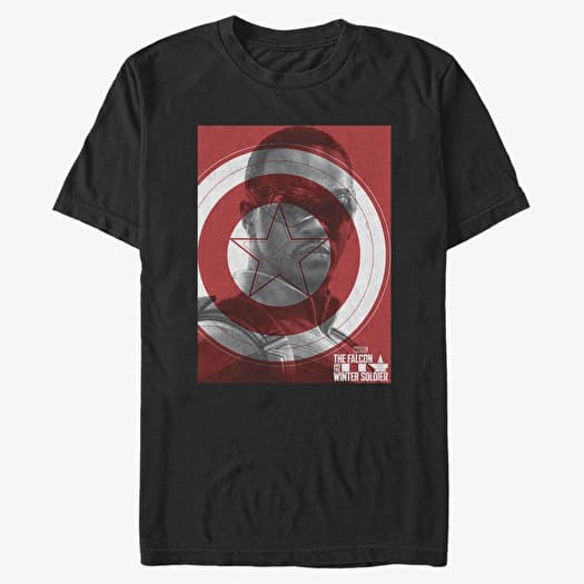 Μπλουζάκι Merch Marvel The Falcon and the Winter Soldier - Falcon Shield Unisex T-Shirt Black