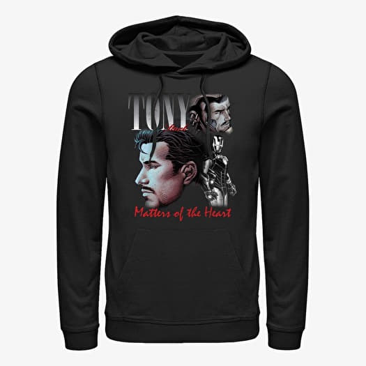 Mikina Merch Marvel - Iron Man Homage Unisex Hoodie Black