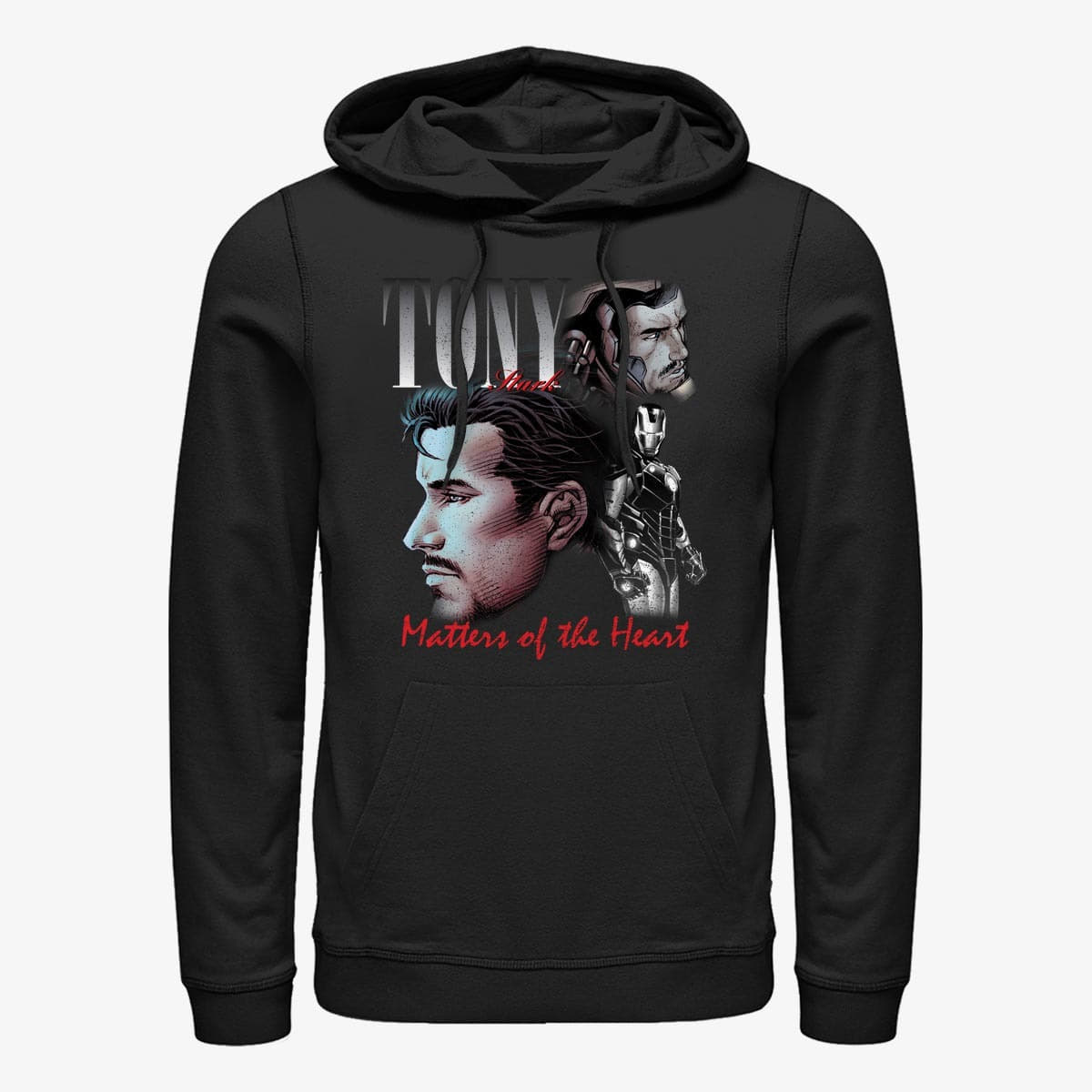 Mikiny Merch Marvel - Iron Man Homage Unisex Hoodie Black
