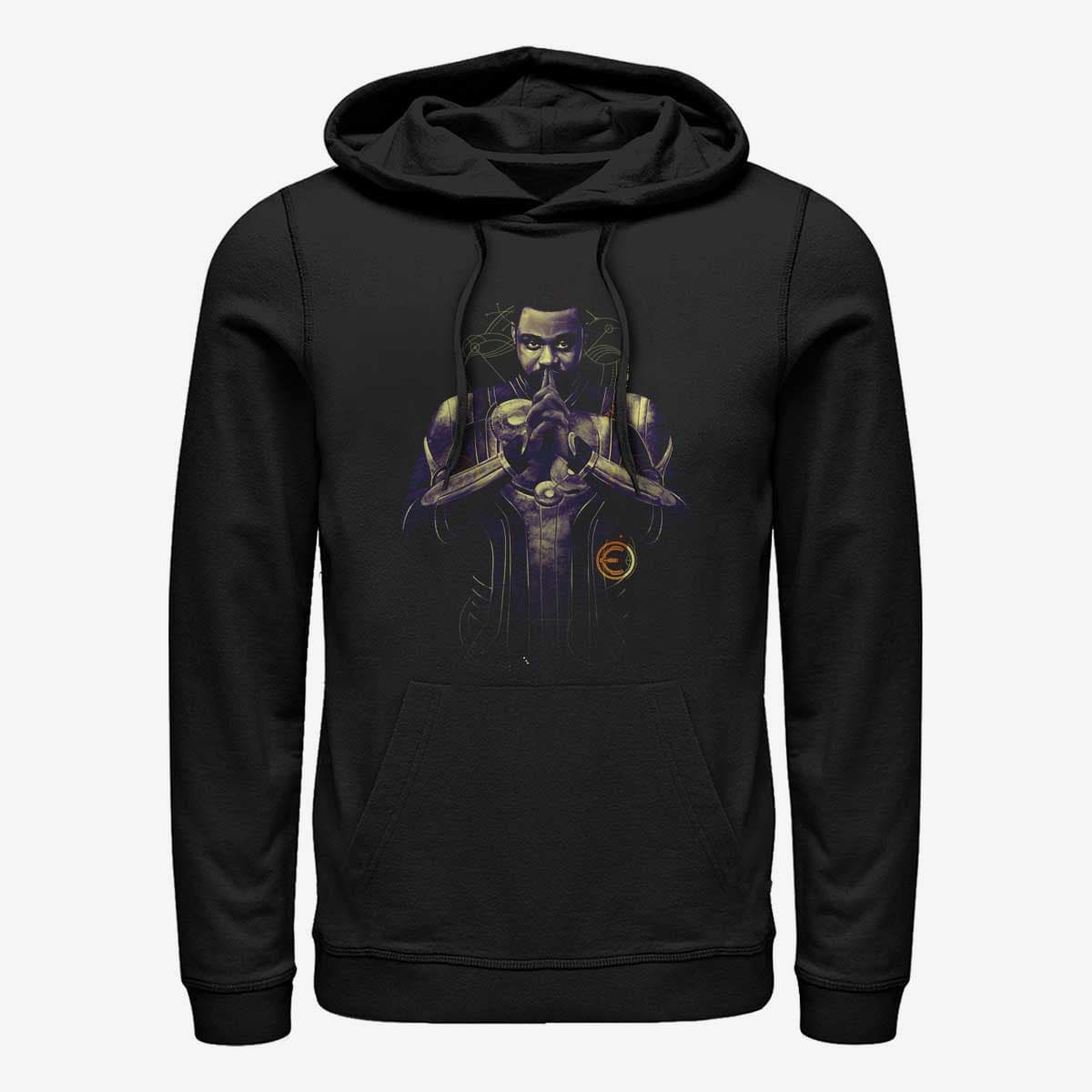 Sweatshirts Merch Marvel: Eternals - Phastos Purple Unisex Hoodie Black
