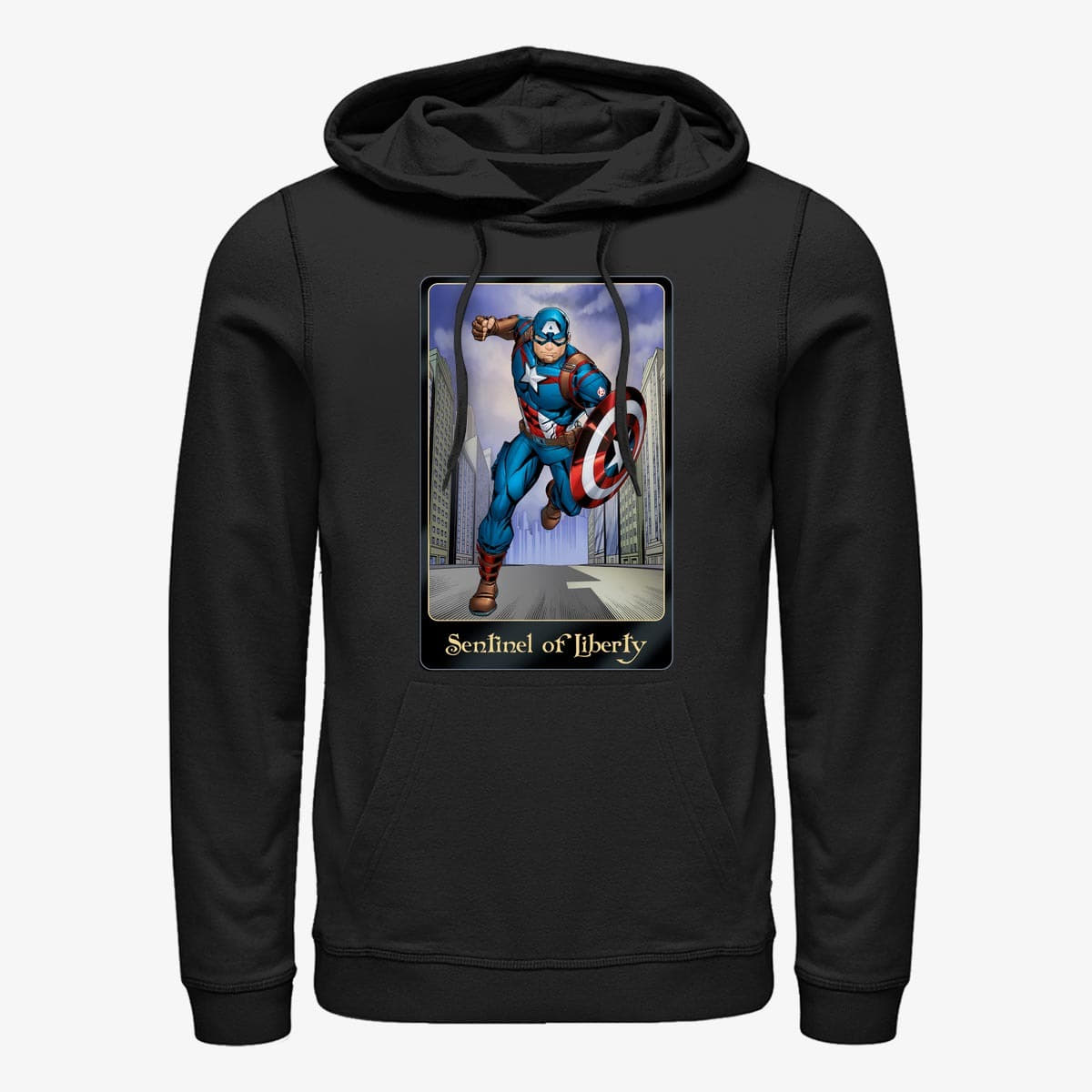 Φούτερ Merch Marvel Avengers Classic - Freedom Fighter Unisex Hoodie Black