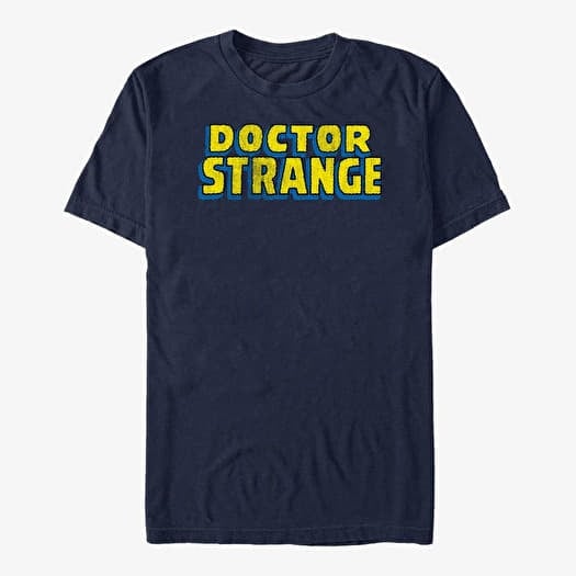 T-krekls Merch Marvel Avengers Classic - Strange Logo Unisex T-Shirt Navy Blue