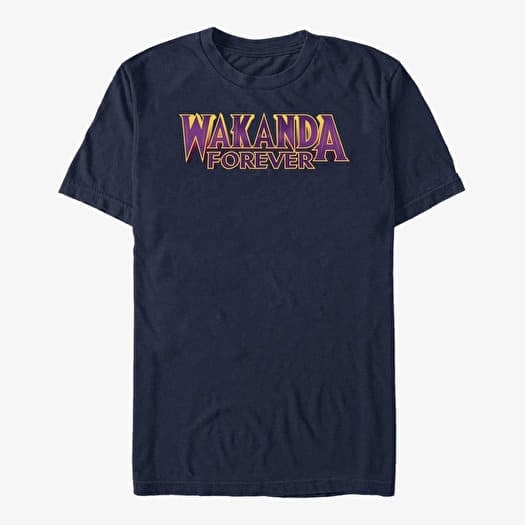 T-shirt Merch Marvel Avengers Classic - Purple Wakanda Unisex T-Shirt Navy Blue