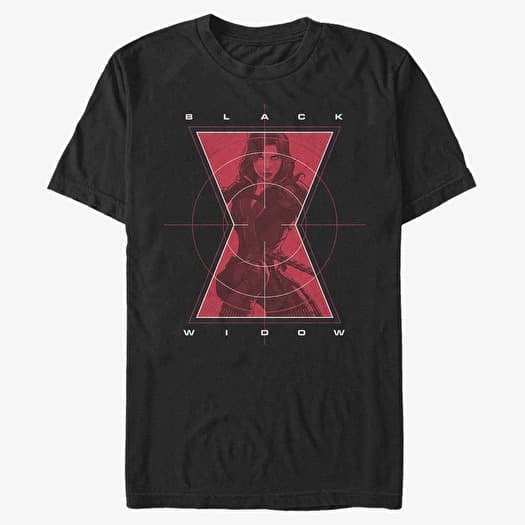 Tricou Merch Marvel - Widow Target Unisex T-Shirt Black