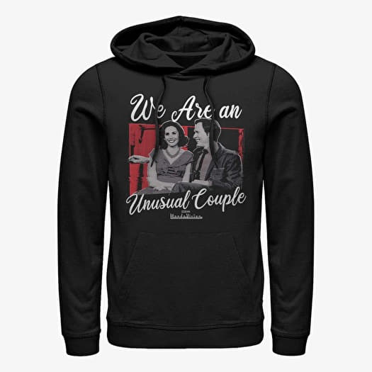 Sweatshirt Merch Marvel WandaVision - Romantic Couple Unisex Hoodie Black