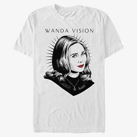 T-shirt Merch Marvel WandaVision - Red Highlight Unisex T-Shirt White