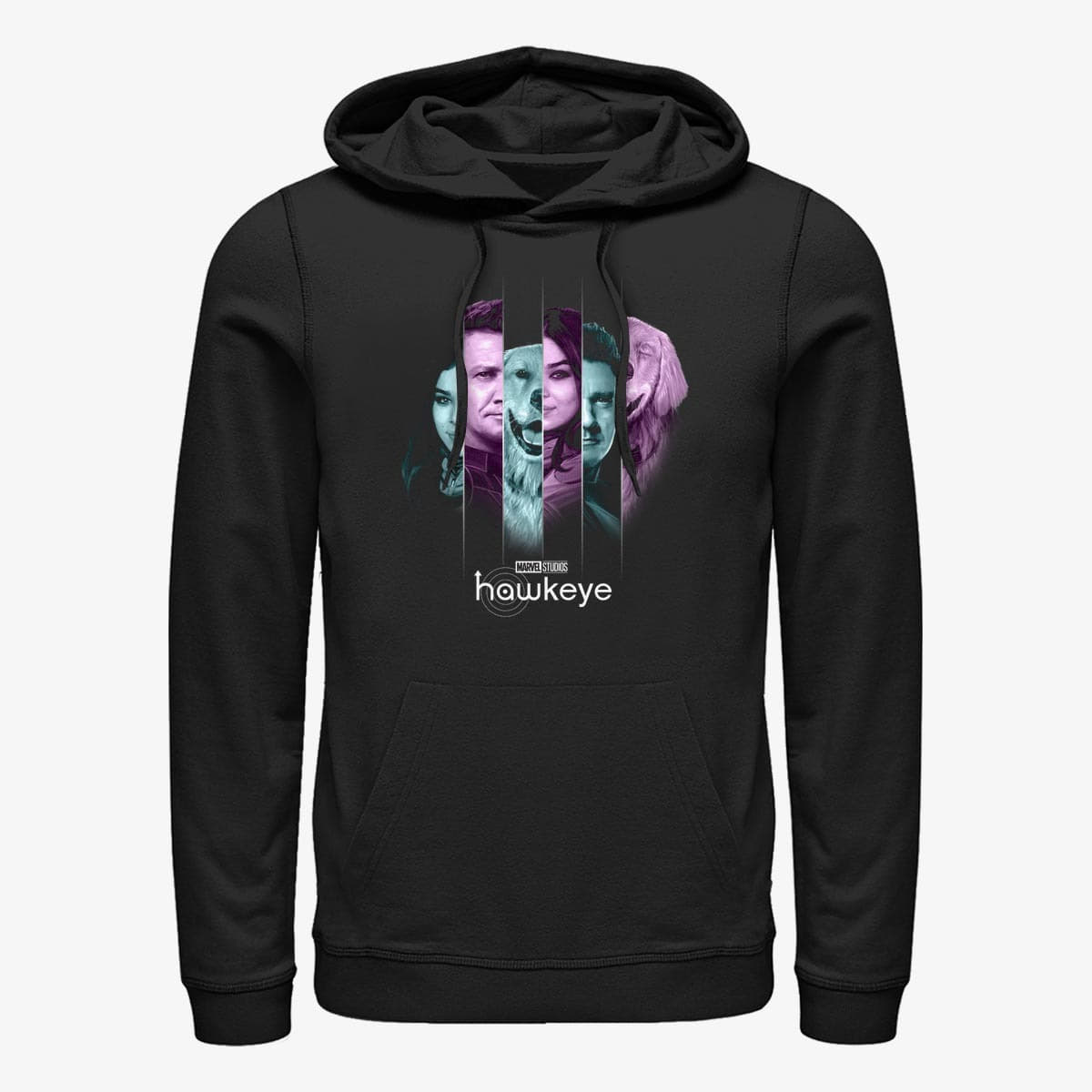 Merch Marvel Hawkeye Hawkeye Lines Unisex Hoodie