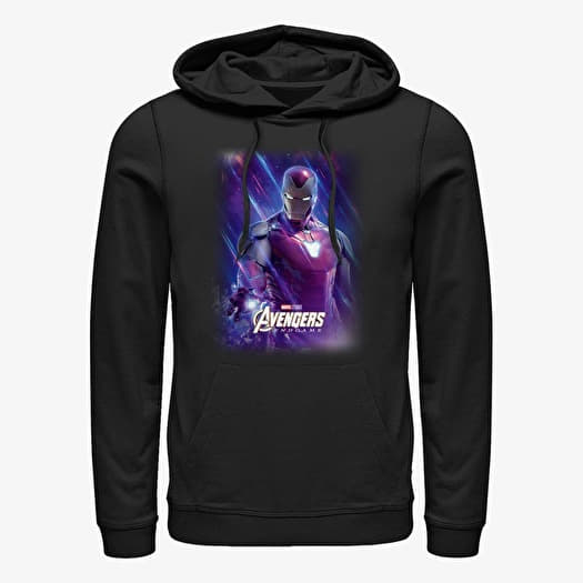 Mikina Merch Marvel Avengers: Endgame - Space Ironman Unisex Hoodie Black
