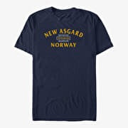 Merch Marvel Thor: Love and Thunder - New Asgard Unisex T-Shirt Navy Blue