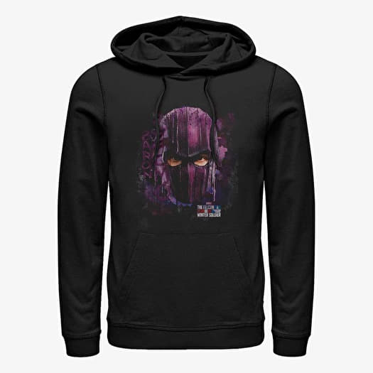 Sweatshirt Merch Marvel The Falcon and the Winter Soldier - Baron Eyes Unisex Hoodie Black