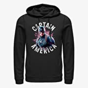 Merch Marvel Avengers: Endgame - Cap Burst Unisex Hoodie Black