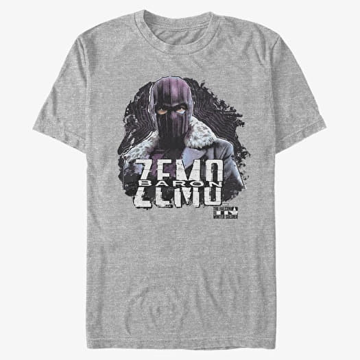 Tričko Merch Marvel The Falcon and the Winter Soldier - Underworldly Heir Unisex T-Shirt Heather Grey