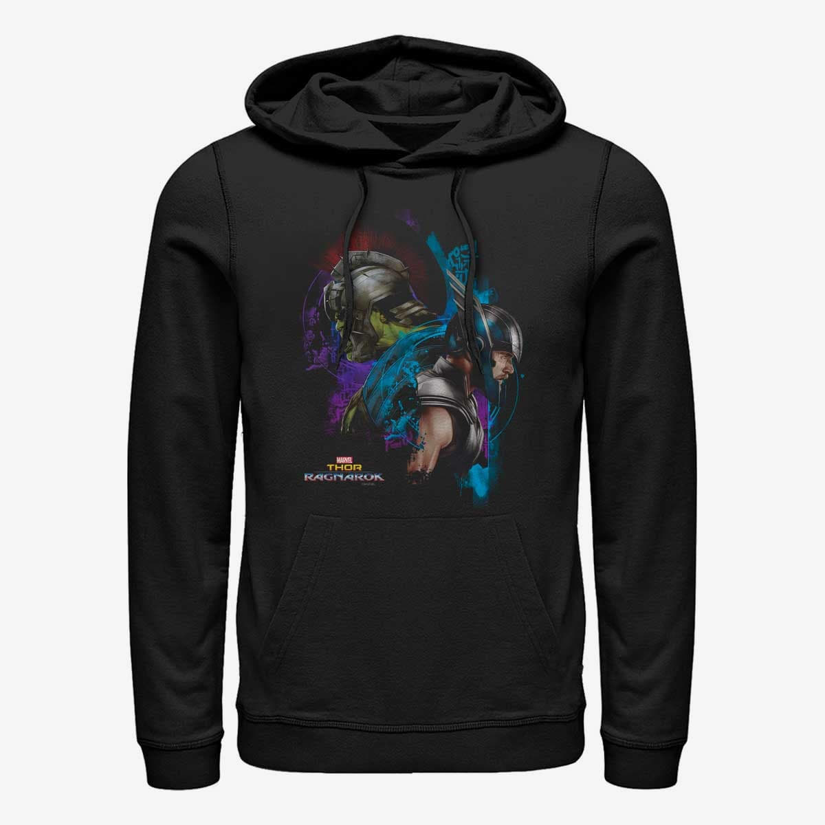 Kapuutsikud ja kampsunid Merch Marvel Thor Ragnarok - Warriors Unisex Hoodie Black
