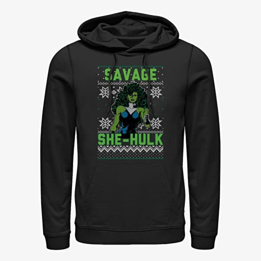 Mikina Merch Marvel Other - She Hulk Sweater Unisex Hoodie Black