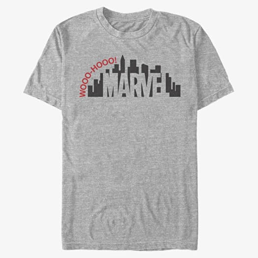 T-shirt Merch Marvel Other - Skyline Logo Unisex T-Shirt Heather Grey