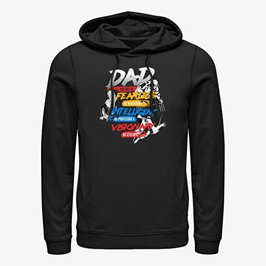 Verryttelypaita Merch Marvel X-Men - X-Dad Unisex Hoodie Black