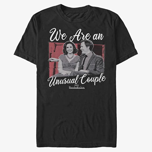 Majica Merch Marvel WandaVision - Romantic Couple Unisex T-Shirt Black
