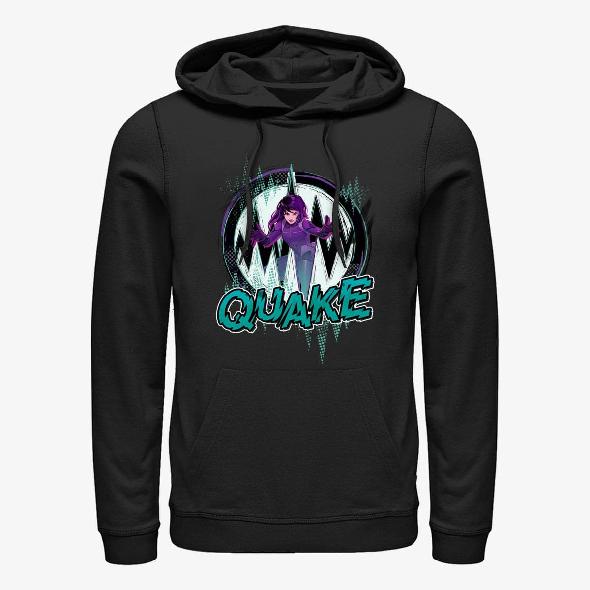 Dukserice Merch Marvel - Quake Icon Unisex Hoodie Black