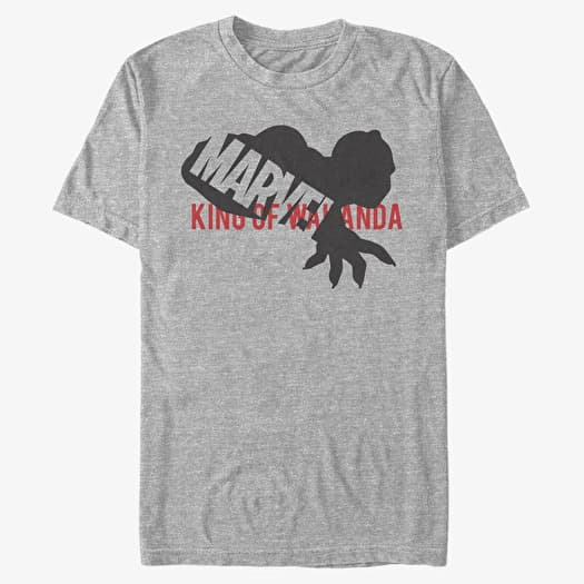 Maglietta Merch Marvel Other - King Logo Unisex T-Shirt Heather Grey