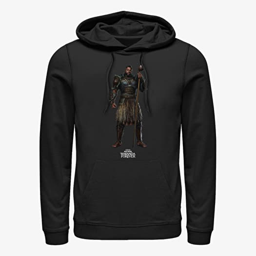 Felpa Merch Marvel Black Panther: Wakanda Forever - Mbaku Blank Unisex Hoodie Black