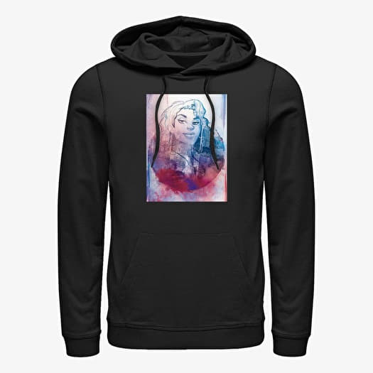 Sweatshirt Merch Marvel - America Portrait Unisex Hoodie Black