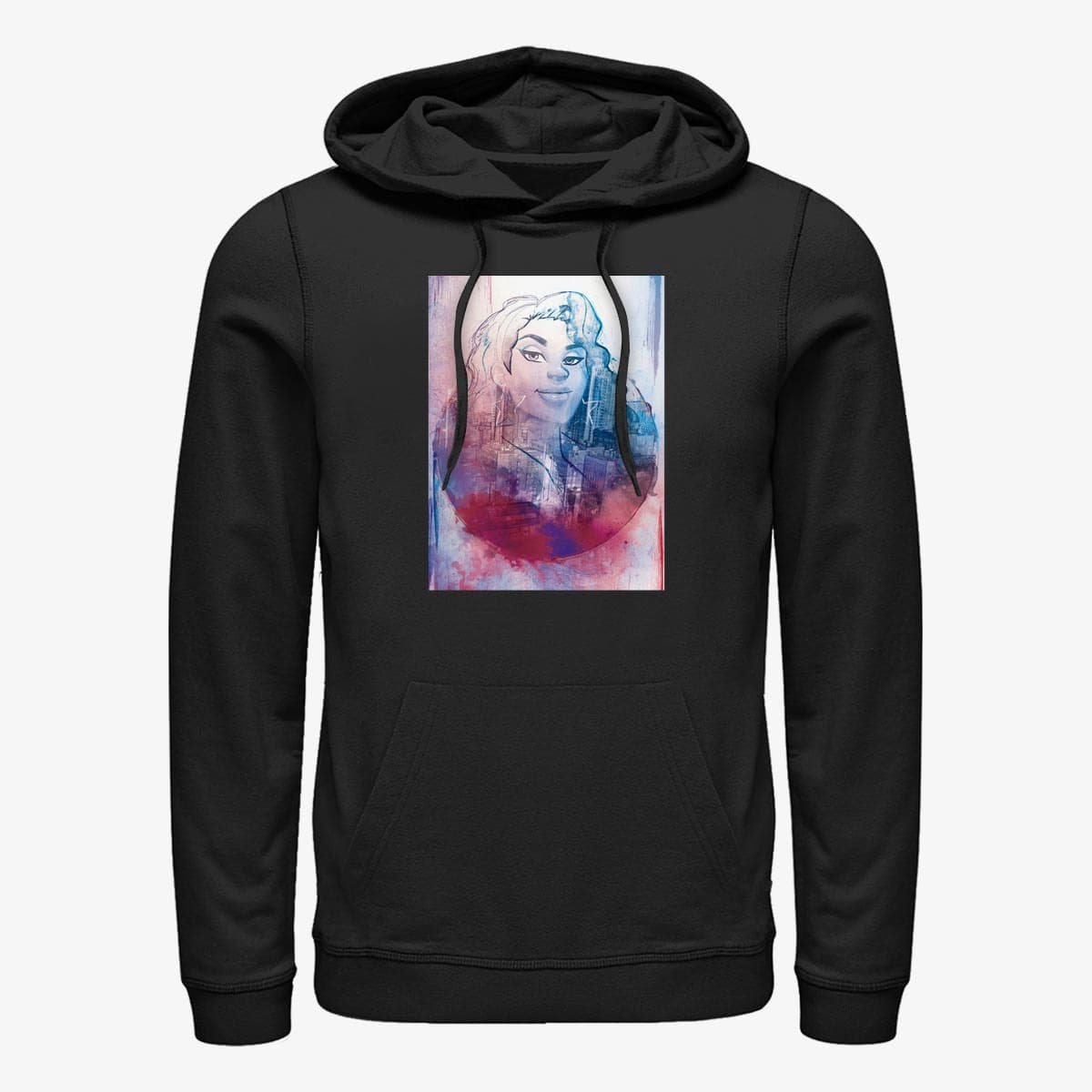 Hoodies and sweatshirts  Merch Marvel - America Portrait Unisex Hoodie Black