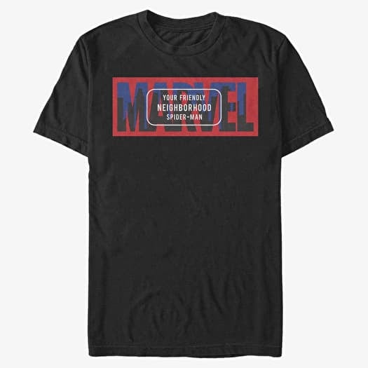 T-shirt Merch Marvel - Friendly Neighborhood Logo Unisex T-Shirt Black