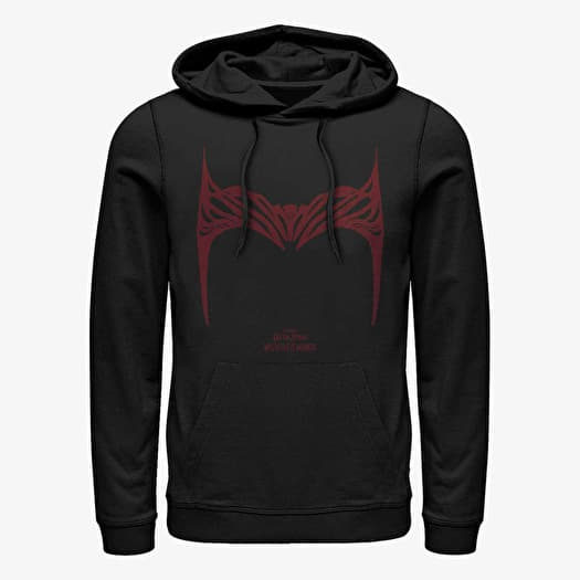 Sweatshirt Merch Marvel Doctor Strange in the Multiverse of Madness - Wanda Helm Unisex Hoodie Black