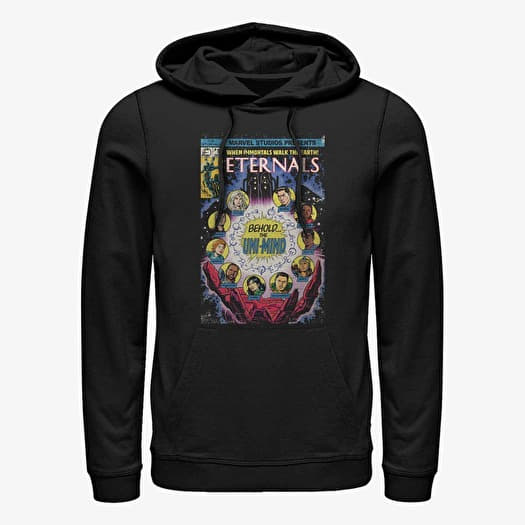 Mikina Merch Marvel The Eternals - VINTAGE COMIC COVER 2 Unisex Hoodie Black