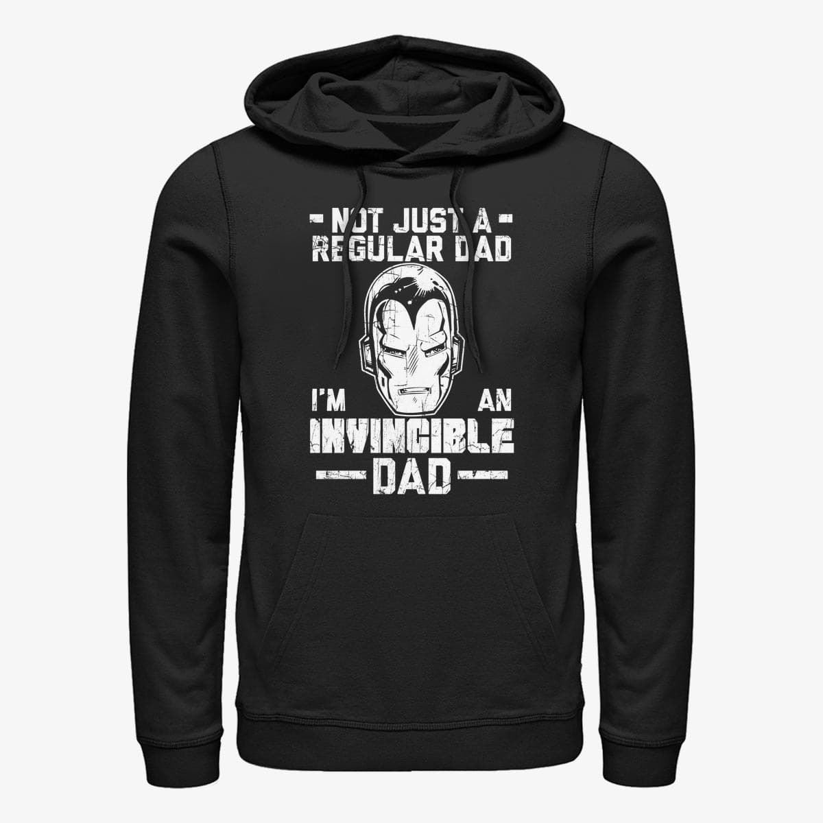 Hoodies and sweatshirts  Merch Marvel Avengers Classic - Invincible Dad Man Unisex Hoodie Black