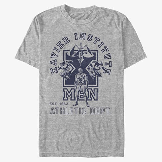 Maglietta Merch Marvel X-Men - XMEN BLACKBIRD PILOT Unisex T-Shirt Heather Grey