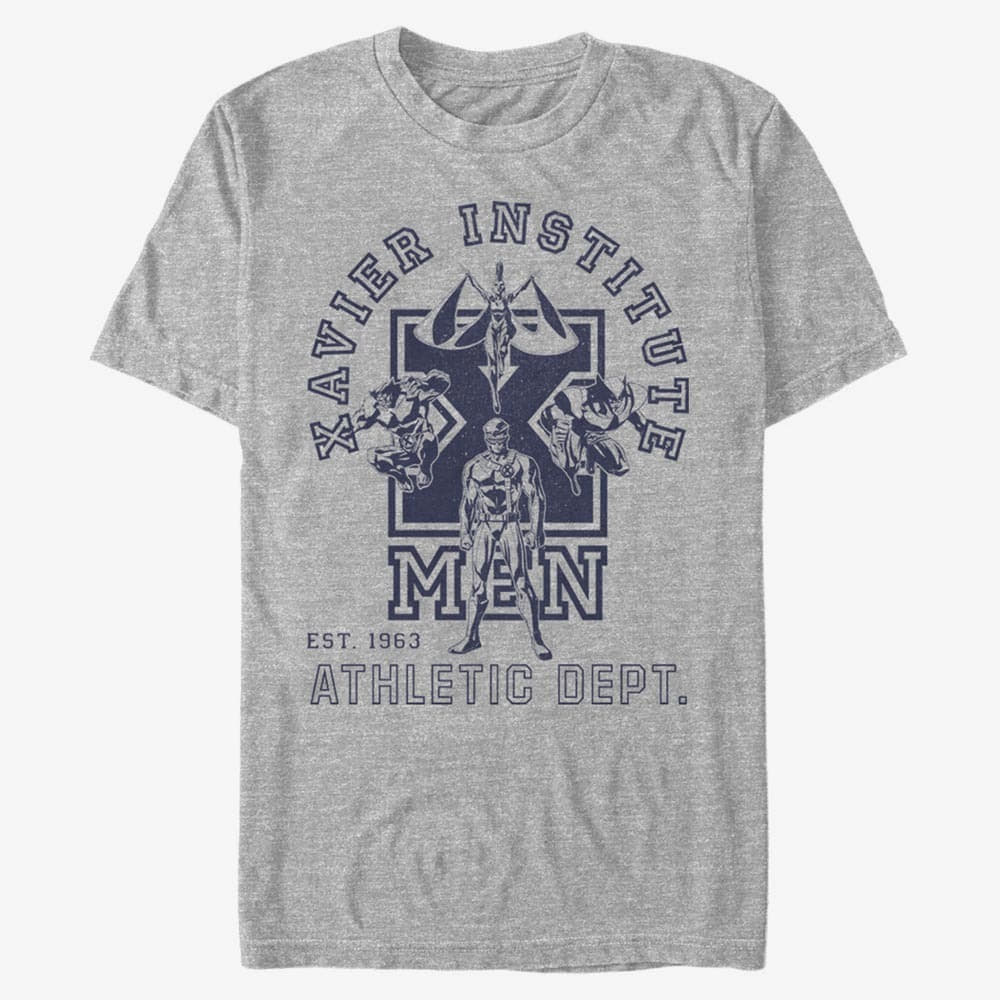 Trička Merch Marvel X-Men - XMEN BLACKBIRD PILOT Unisex T-Shirt Heather Grey