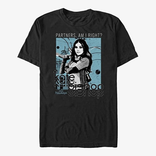Majica Merch Marvel Hawkeye - Kate Bishop Hero Shot Unisex T-Shirt Black